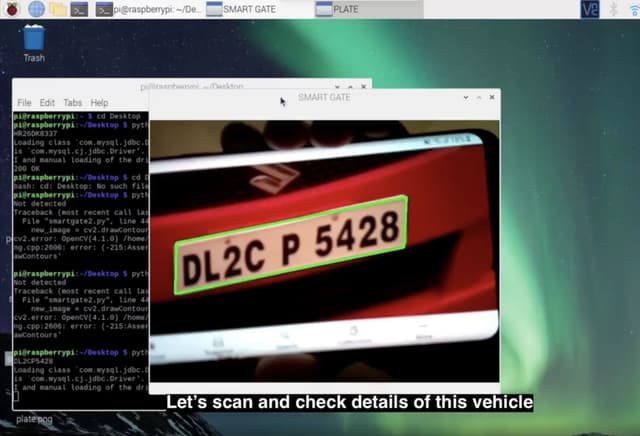 Smart Number Plate IoT System project img